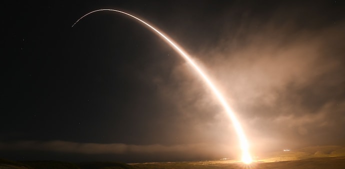 The Air Force Global Strike Command launched the unarmed Minuteman III ICBM from Vandenberg Space Force Base, California. (Pic: https://www.spaceforce.mil/) The Air Force Global Strike Command launched the unarmed Minuteman III ICBM from Vandenberg Space Force Base, California. (Pic: https://www.spaceforce.mil/)