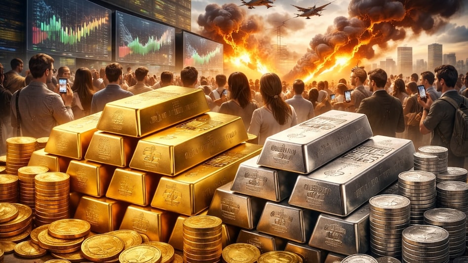 The early upward movement in bullion was supported by rising global uncertainty after tensions between the United States and Iran intensified sharply. The early upward movement in bullion was supported by rising global uncertainty after tensions between the United States and Iran intensified sharply.