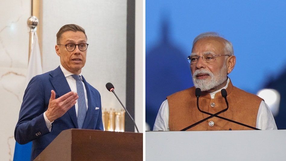 Finland President Alexander Stubb and PM Modi Finland President Alexander Stubb and PM Modi