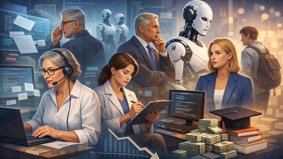 Despite rapid progress in generative AI since late 2022, the study found that actual adoption remains far below what current models could theoretically perform. Despite rapid progress in generative AI since late 2022, the study found that actual adoption remains far below what current models could theoretically perform.