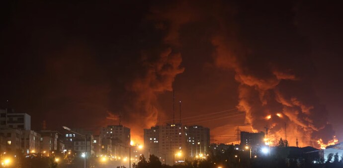 Iran war: Ring of fire at Tehran after Israel strikes Iranian fuel depots Iran war: Ring of fire at Tehran after Israel strikes Iranian fuel depots