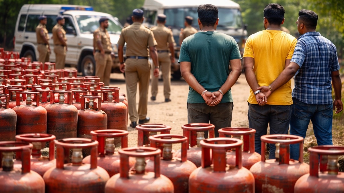 Commercial LPG cylinder supply concerns: 2 arrested in Madurai for hoarding 398 cylinders, detained under Goondas Act