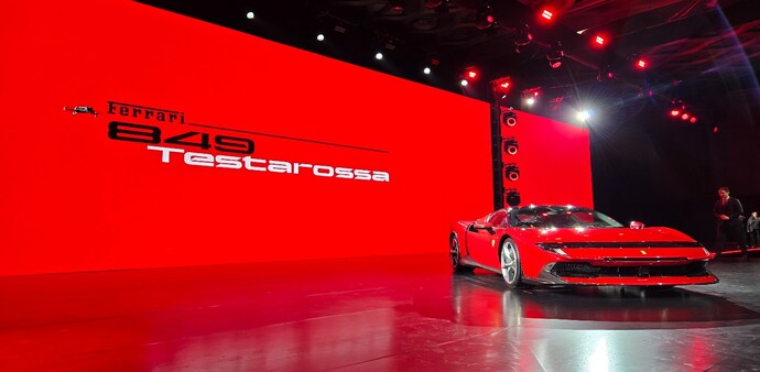 Ferrari on Saturday unveiled the 849 Testarossa, it's most powerful and flagship model in India. Prices start at Rs 10.37 crore ex-showroom in the country. Ferrari on Saturday unveiled the 849 Testarossa, it's most powerful and flagship model in India. Prices start at Rs 10.37 crore ex-showroom in the country.