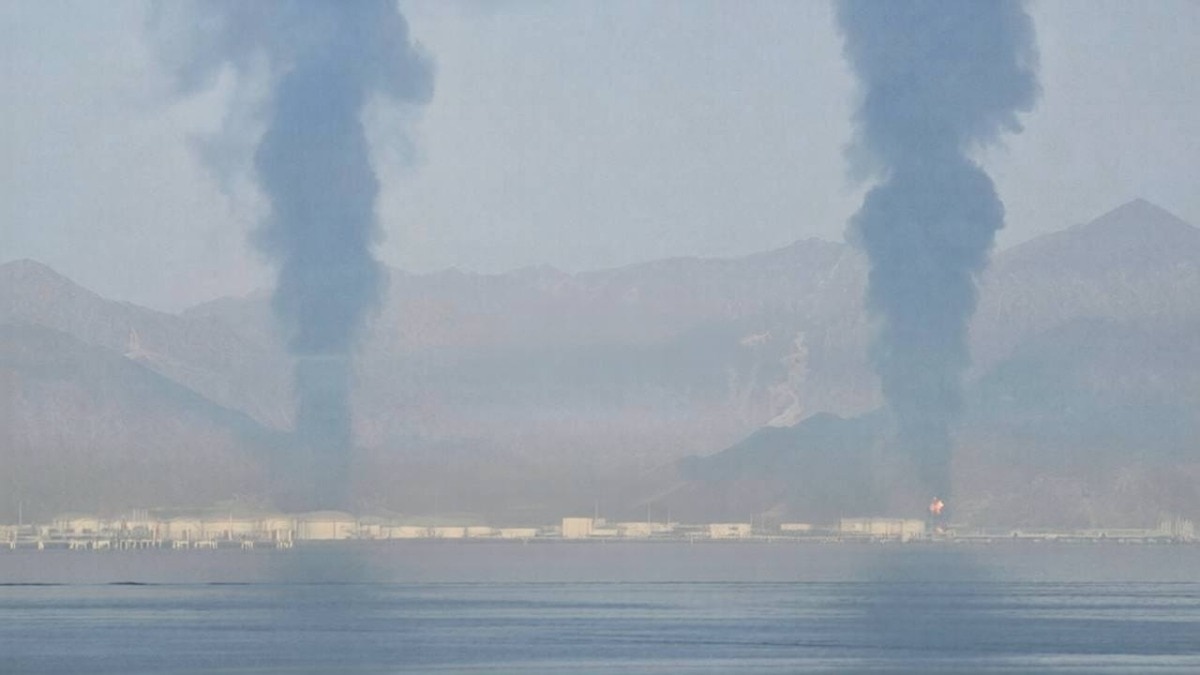 Multiple Iranian kamikaze drones struck the Fujairah Oil Industry Zone (FOIZ) today