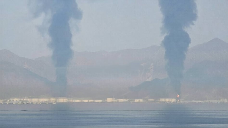 Multiple Iranian kamikaze drones struck the Fujairah Oil Industry Zone (FOIZ) today Multiple Iranian kamikaze drones struck the Fujairah Oil Industry Zone (FOIZ) today