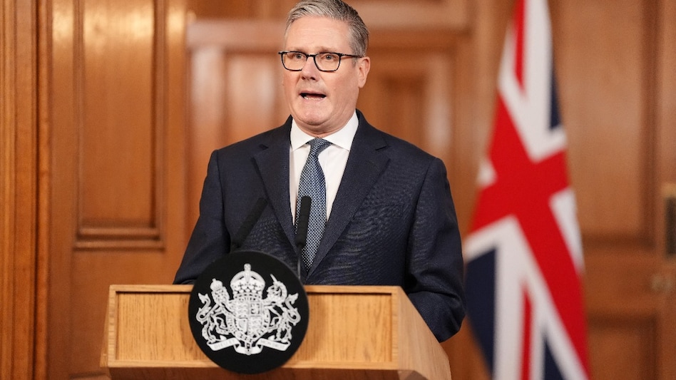 Starmer said reopening the Strait of Hormuz is critical to global trade and energy supplies. Starmer said reopening the Strait of Hormuz is critical to global trade and energy supplies.