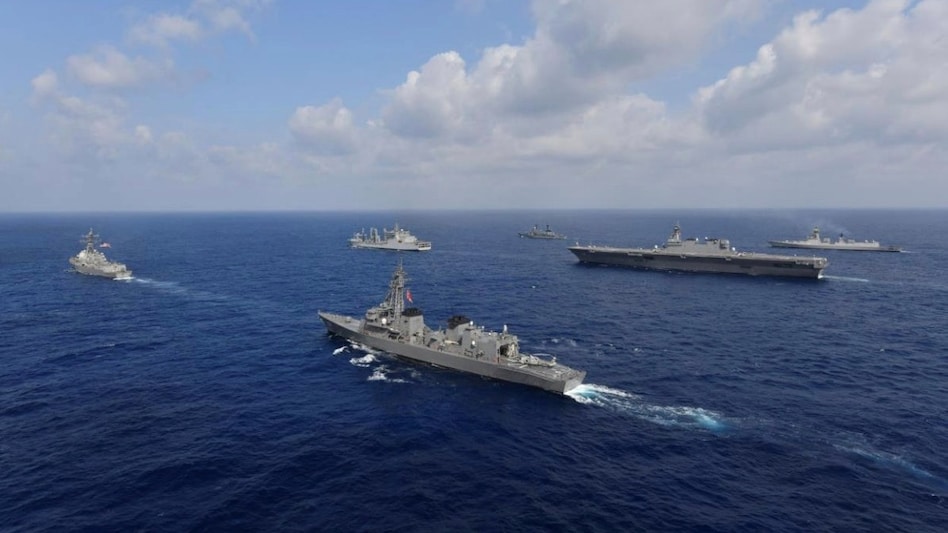 Indian Navy deploys two warship task forces to escort tankers after crossing Strait of Hormuz Indian Navy deploys two warship task forces to escort tankers after crossing Strait of Hormuz