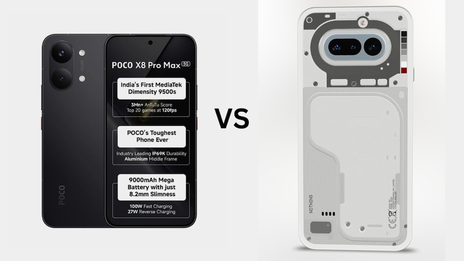 Xiaomi Poco X8 Pro vs Nothing Phone 4a Xiaomi Poco X8 Pro vs Nothing Phone 4a