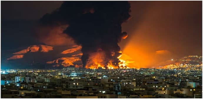 Iranian oil facilities attacked by US and Israel Iranian oil facilities attacked by US and Israel