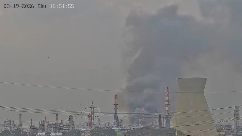 Israeli oil refinery in Haifa attacked by Iran Israeli oil refinery in Haifa attacked by Iran