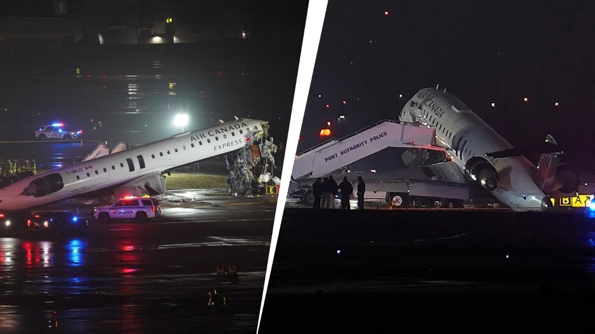 'Stop, stop stop...': ATC audio from moments before Air Canada jet crash at New York airport