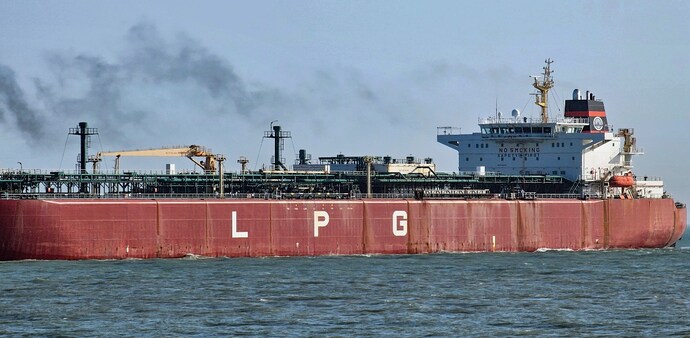 Earlier, LPG carriers MT Shivalik and MT Nanda Devi had successfully completed the passage (Representational image) Earlier, LPG carriers MT Shivalik and MT Nanda Devi had successfully completed the passage (Representational image)