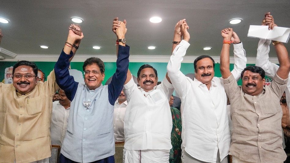 Tamil Nadu polls: AIADMK-led NDA allocates seats to BJP, PMK, AMMK Tamil Nadu polls: AIADMK-led NDA allocates seats to BJP, PMK, AMMK