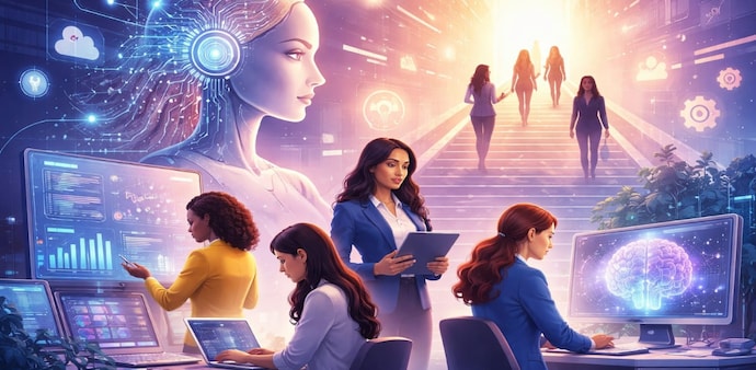 The report also highlights strong intent among women to move deeper into AI-driven roles. The report also highlights strong intent among women to move deeper into AI-driven roles.