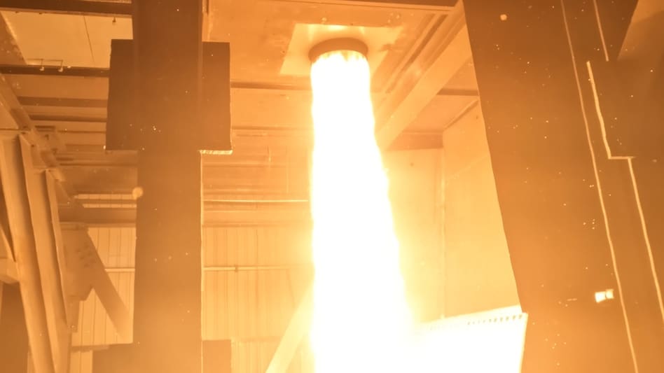 Agnite is a metre long and is the first engine of its scale to be tested with electric motor-driven pumps. Agnite is a metre long and is the first engine of its scale to be tested with electric motor-driven pumps.