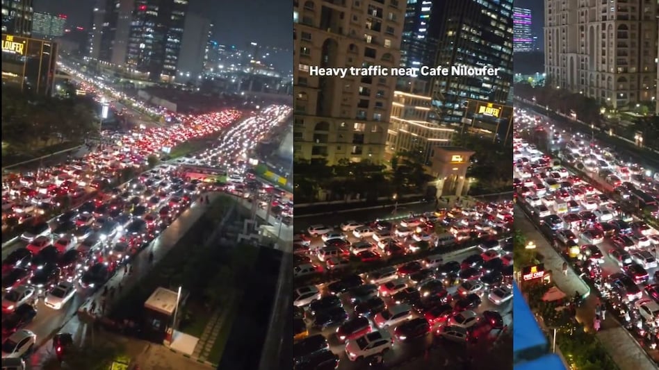 Hyderabad traffic near Niloufer goes viral, netizens compare it to Bengaluru Hyderabad traffic near Niloufer goes viral, netizens compare it to Bengaluru