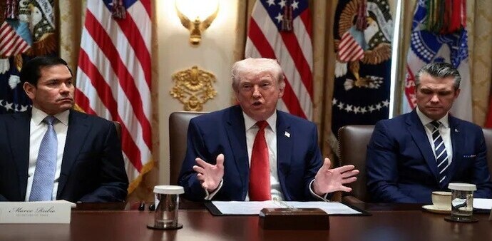 The US president criticised NATO, accusing the alliance of inaction, and took a swipe at the United Kingdom, mocking its military capabilities. The US president criticised NATO, accusing the alliance of inaction, and took a swipe at the United Kingdom, mocking its military capabilities.