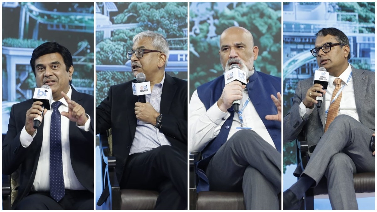 (From left) Atul Mulay, President – Bioenergy, Praj Industries; G Krishnakumar, Former CMD, BPCL; Ashish Kumar, MD, VERBIO India; Arnab Basu, Chief Industries Officer, PwC India