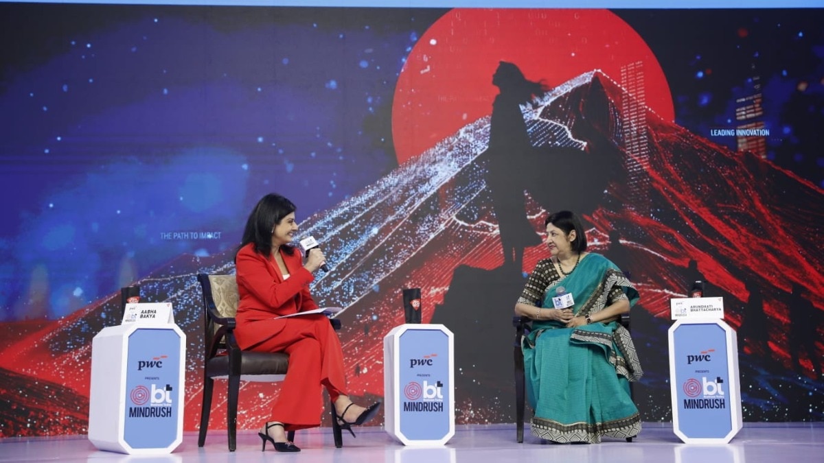 Arundhati Bhattacharya pointed out that India is less leveraged compared to several other economies, providing room for fiscal and monetary adjustments amid ongoing global uncertainty.