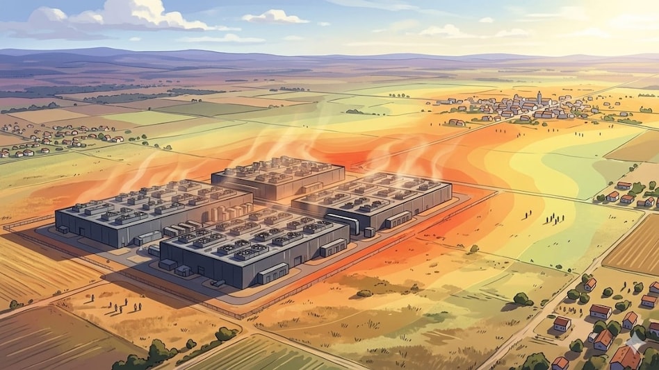 The phenomenon mirrors the well-known urban heat island effect, where cities trap heat due to dense infrastructure, but is now being driven by compute. The phenomenon mirrors the well-known urban heat island effect, where cities trap heat due to dense infrastructure, but is now being driven by compute.