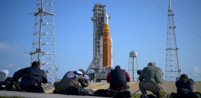 The Orion capsule, developed by Lockheed Martin, sits atop NASA’s Space Launch System rocket and is designed to carry astronauts farther than any spacecraft since the Apollo era. The Orion capsule, developed by Lockheed Martin, sits atop NASA’s Space Launch System rocket and is designed to carry astronauts farther than any spacecraft since the Apollo era.