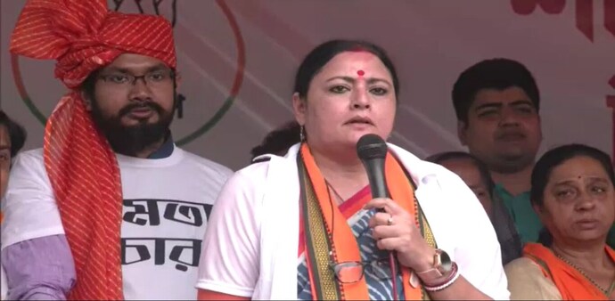 The BJP has renominated sitting MLA Agnimitra Paul in Asansol Dakshin The BJP has renominated sitting MLA Agnimitra Paul in Asansol Dakshin