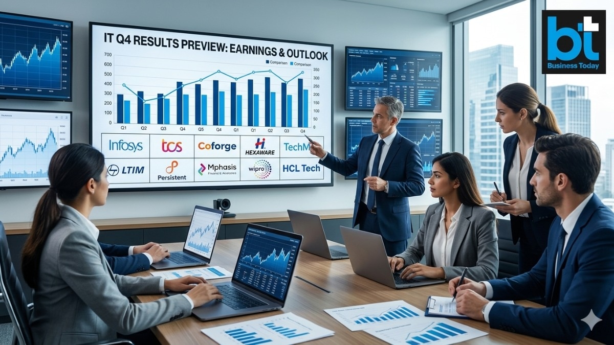 ICICI Securties said Infosys may guide for 3-5% YoY CC growth and HCL Tech 4-6% YoY CC growth for FY27 (Pic: AI generated for representational purposes only; Google Gemini AI)