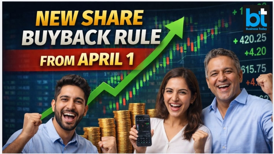 New Share Buyback Rule From April 1: New Share Buyback Rule From April 1: The Income Tax (I-T) department has issued a clarification regarding the applicability of the 12 per cent surcharge. (Pic: AI image for representational purposes only.) New Share Buyback Rule From April 1: New Share Buyback Rule From April 1: The Income Tax (I-T) department has issued a clarification regarding the applicability of the 12 per cent surcharge. (Pic: AI image for representational purposes only.)