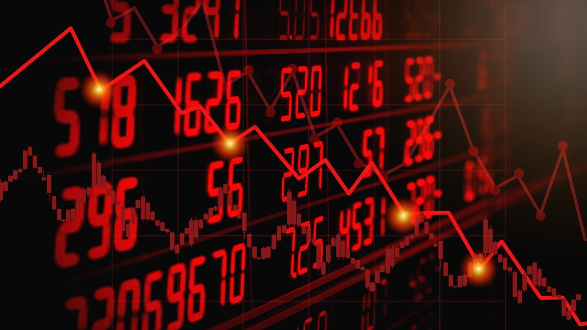 Stock market today: Sensex plunges 1525 pts, Nifty below 22,250; IndiGo, Sun Pharma shares down 4%