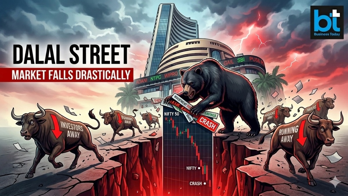 Sensex, Nifty down today: Why stock market is falling after Donald Trump’s speech