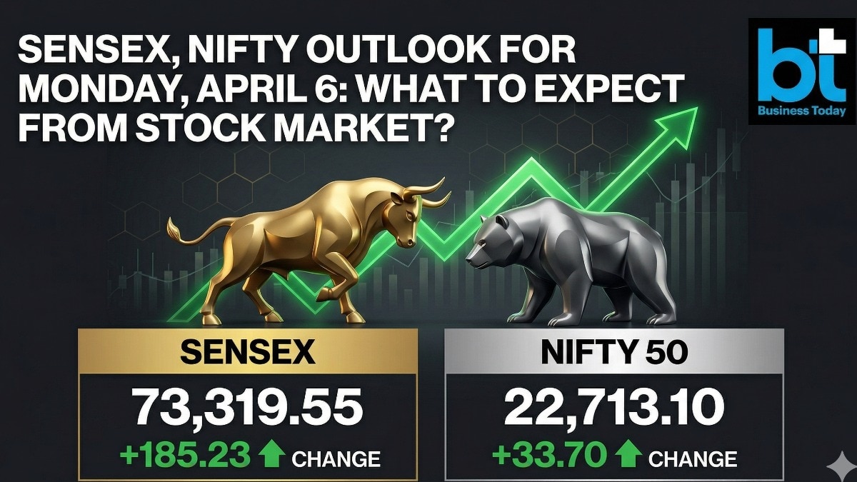 Sensex, Nifty outlook for Monday, April 6 (image: AI generated image for representational purpose only)