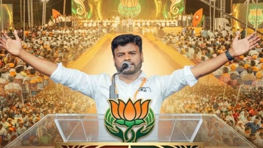 Ananthan Ayyasamy, BJP candidate from Vasudevanallur in Tenkasi