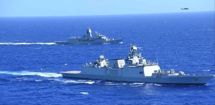 The Indian Navy runs a dedicated mission — Operation Urja Suraksha — to escort and safeguard India-bound ships carrying crucial energy supplies through the sensitive waters of the Strait of Hormuz. The Indian Navy runs a dedicated mission — Operation Urja Suraksha — to escort and safeguard India-bound ships carrying crucial energy supplies through the sensitive waters of the Strait of Hormuz.