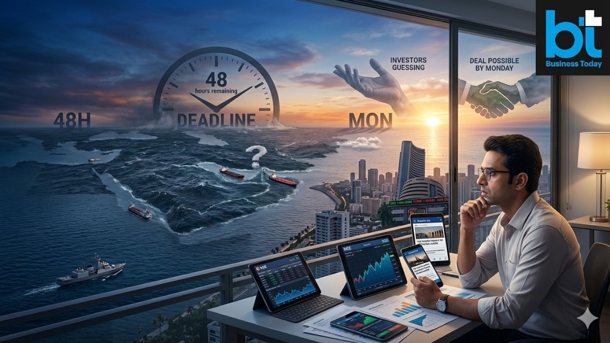 Gift Nifty was trading 89.50 points, or 0.40 per cent, lower at 22,615. Asian indices Nikkei 225 and Kospi were trading 0.9 per cent higher each. (Pic: AI generated for representational purposes only; Google Gemini AI)