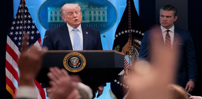 US President Donald Trump speaks during a press conference. (Reuters photo) US President Donald Trump speaks during a press conference. (Reuters photo)