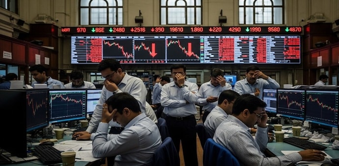 Reliance Industries: The stock has fallen 4.70 per cent in two sessions. (Image: AI generated image for representational purpose only) Reliance Industries: The stock has fallen 4.70 per cent in two sessions. (Image: AI generated image for representational purpose only)
