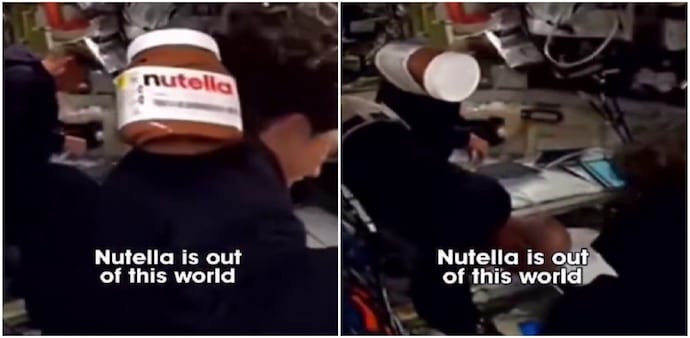 Nutella scores a free ad in space, thanks to NASA livestream and perfect timing Nutella scores a free ad in space, thanks to NASA livestream and perfect timing