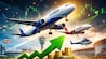 IndiGo, GMR Airports, SpiceJet, Dreamfolks Services, other aviation stocks jump up to 11%; here's why SpiceJet shares gained 5 per cent to Rs 11.14. (Image: AI generated image for representational purpose only).
