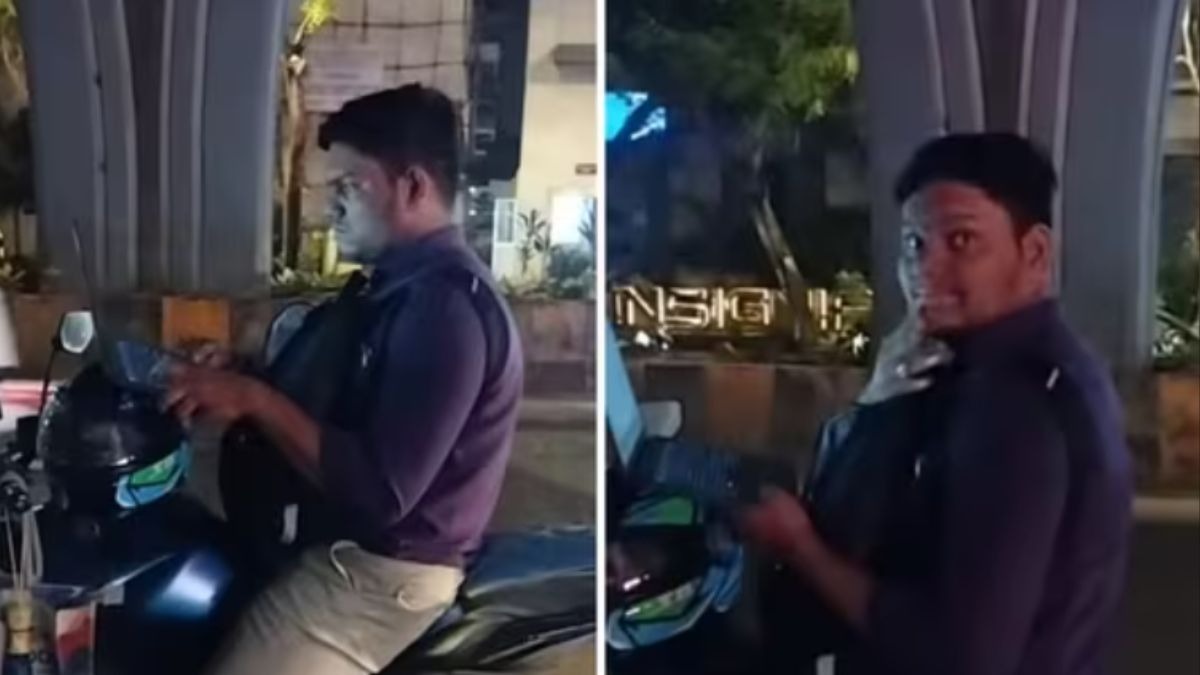 Bengaluru viral video of man working on bike sparks debate 
