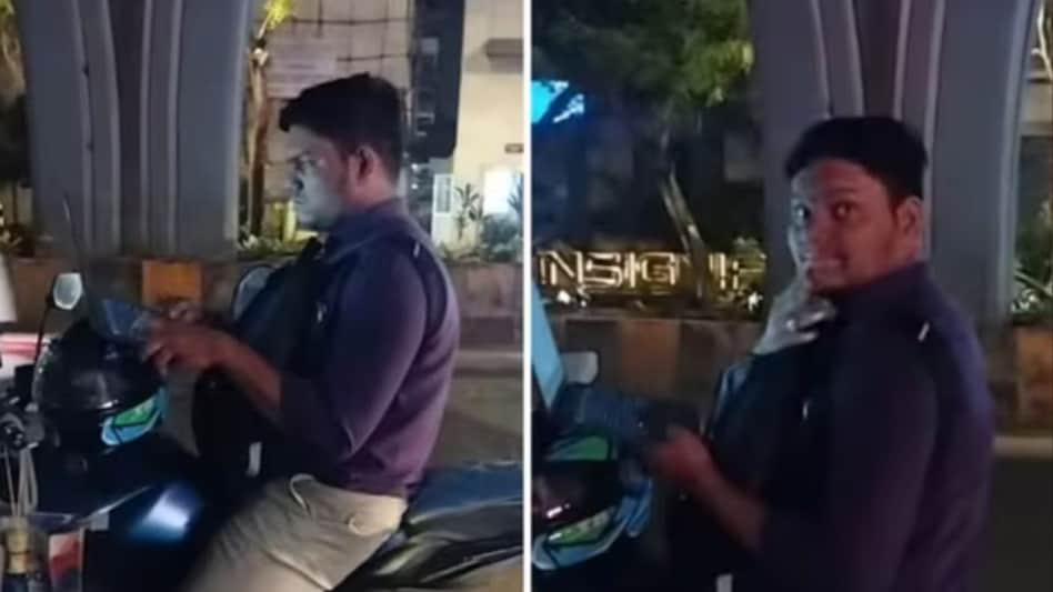 Bengaluru viral video of man working on bike sparks debate Bengaluru viral video of man working on bike sparks debate