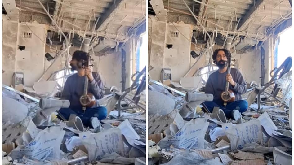 What was once a lively space for learning and performing classical Persian music is now a scene of devastation, reflecting the human cost of war. What was once a lively space for learning and performing classical Persian music is now a scene of devastation, reflecting the human cost of war.