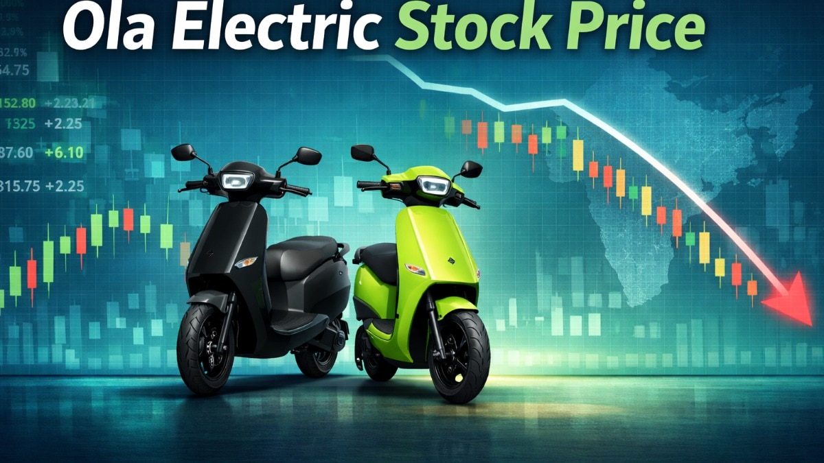 Ola Electric shares slipped 7.77% to Rs 37.75 on BSE in early deals today. Pic source: (AI generated pic for representational purposes) 