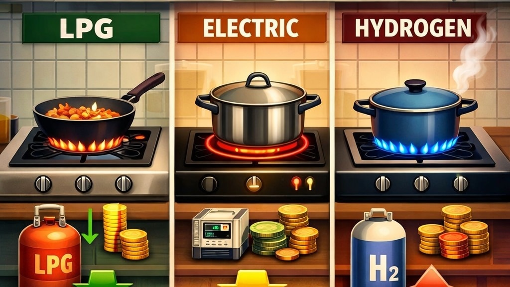 While LPG continues to dominate, alternatives like electric and hydrogen cooking are slowly gaining attention. While LPG continues to dominate, alternatives like electric and hydrogen cooking are slowly gaining attention.