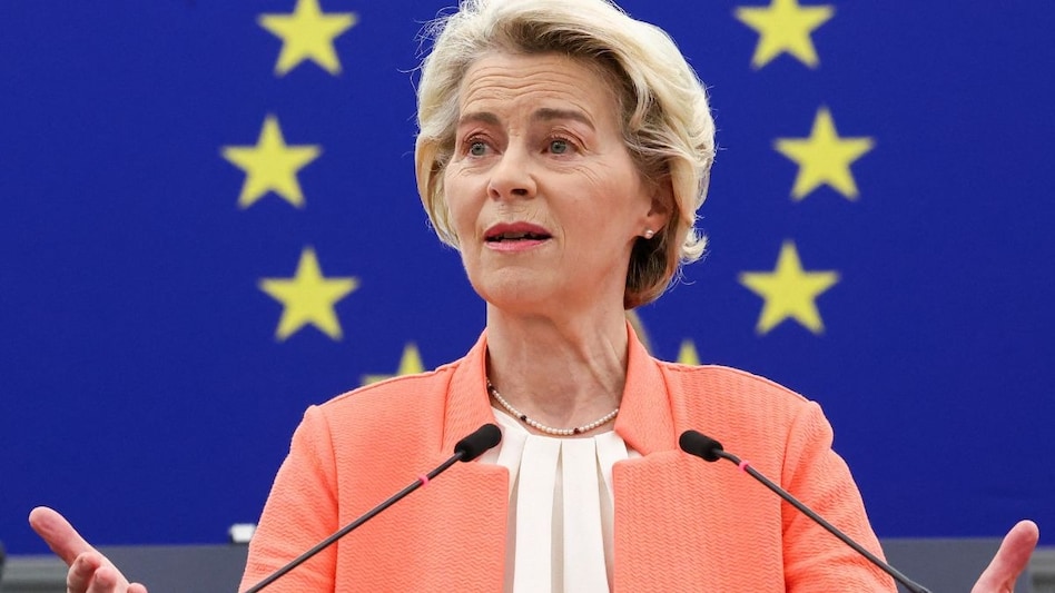 Commission President Ursula von der Leyen said West Asia remains a critical hub for global energy supplies and trade routes. Commission President Ursula von der Leyen said West Asia remains a critical hub for global energy supplies and trade routes.