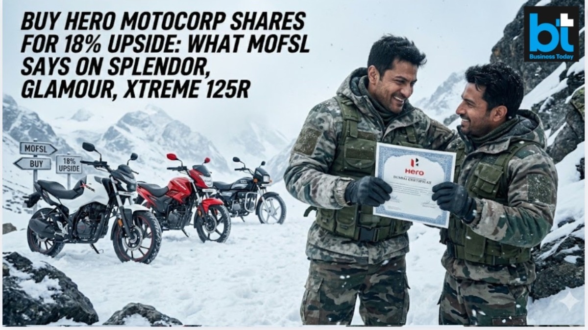 18% upside? Hero MotoCorp shares get 'Buy' call; what MOFSL says on Splendor, Glamour & Xtreme 125R