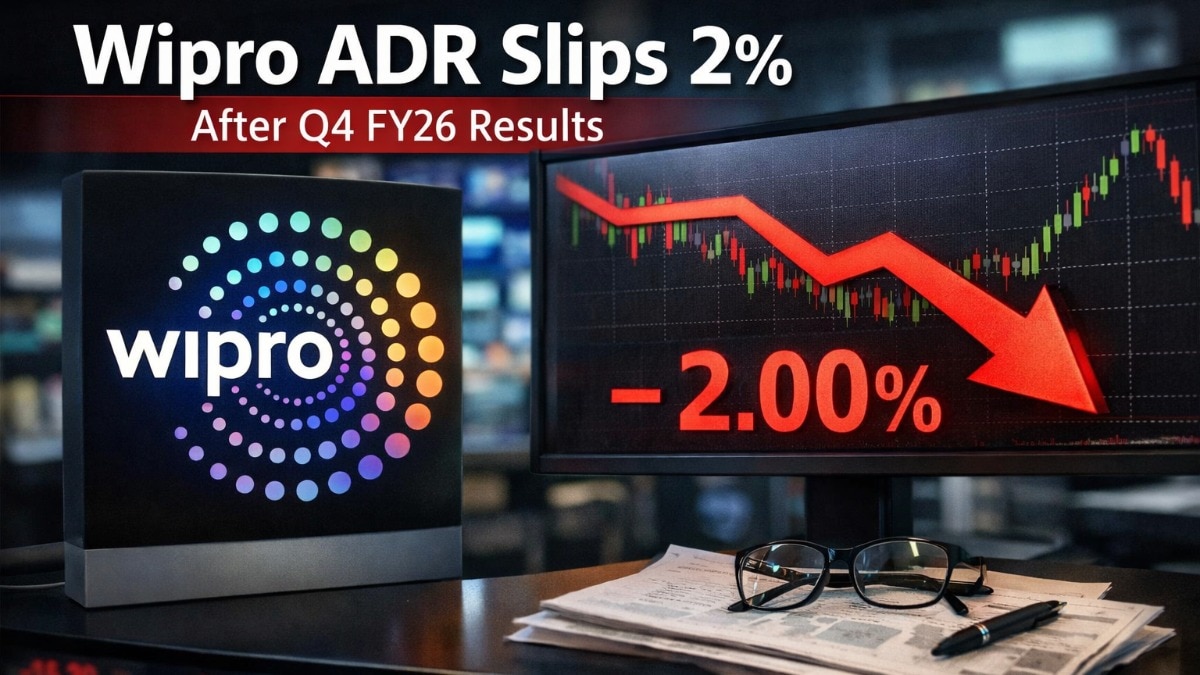 At last check, Wipro ADR was down 2.20 per cent at $2.22. (Pic source: AI generated image for representational purposes)