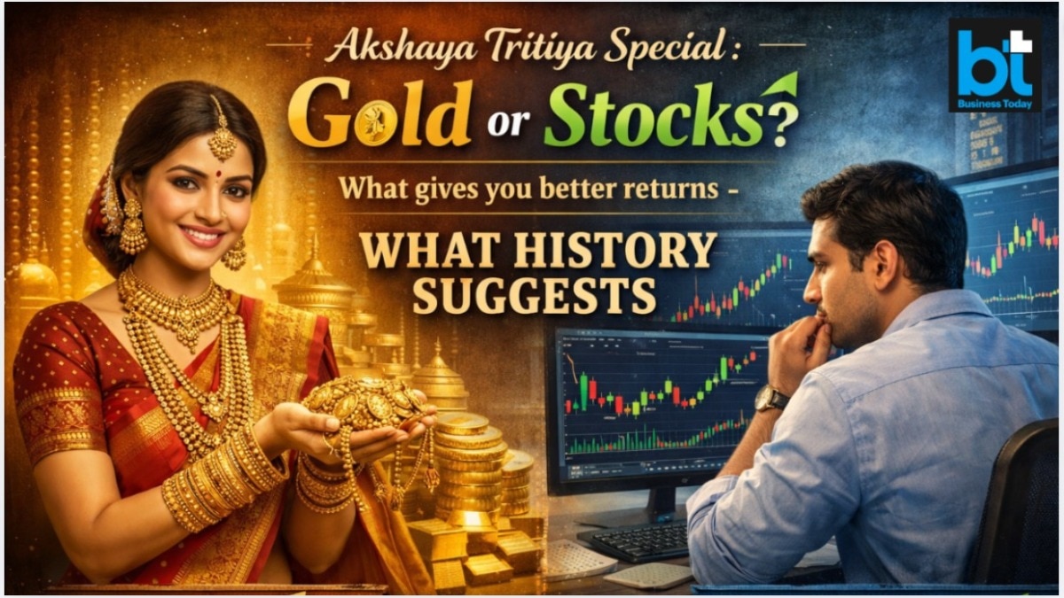 Akshaya Tritiya Special: Gold vs stocks - What gives you better returns; what history suggests