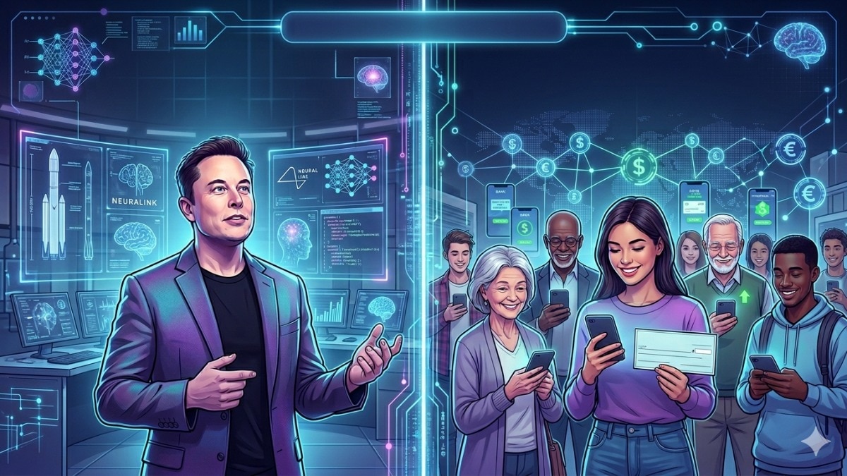 Proposed by Elon Musk, the concept is an evolution of the universal basic income (UBI).