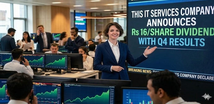 The IT services company noted that record date for the FY26 dividend payment will be determined later and disclosed to the exchanges. (Pic source: AI generated image for representational purposes) The IT services company noted that record date for the FY26 dividend payment will be determined later and disclosed to the exchanges. (Pic source: AI generated image for representational purposes)