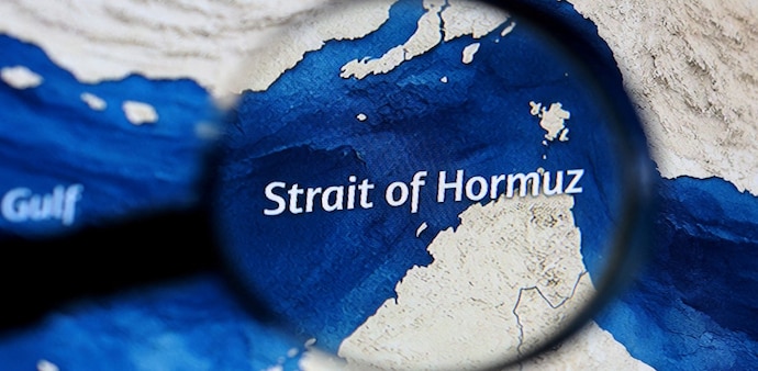 In another post, Ghalibaf criticised the United States' stance on the Strait of Hormuz In another post, Ghalibaf criticised the United States' stance on the Strait of Hormuz